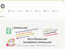 Tablet Screenshot of l-chrono.com